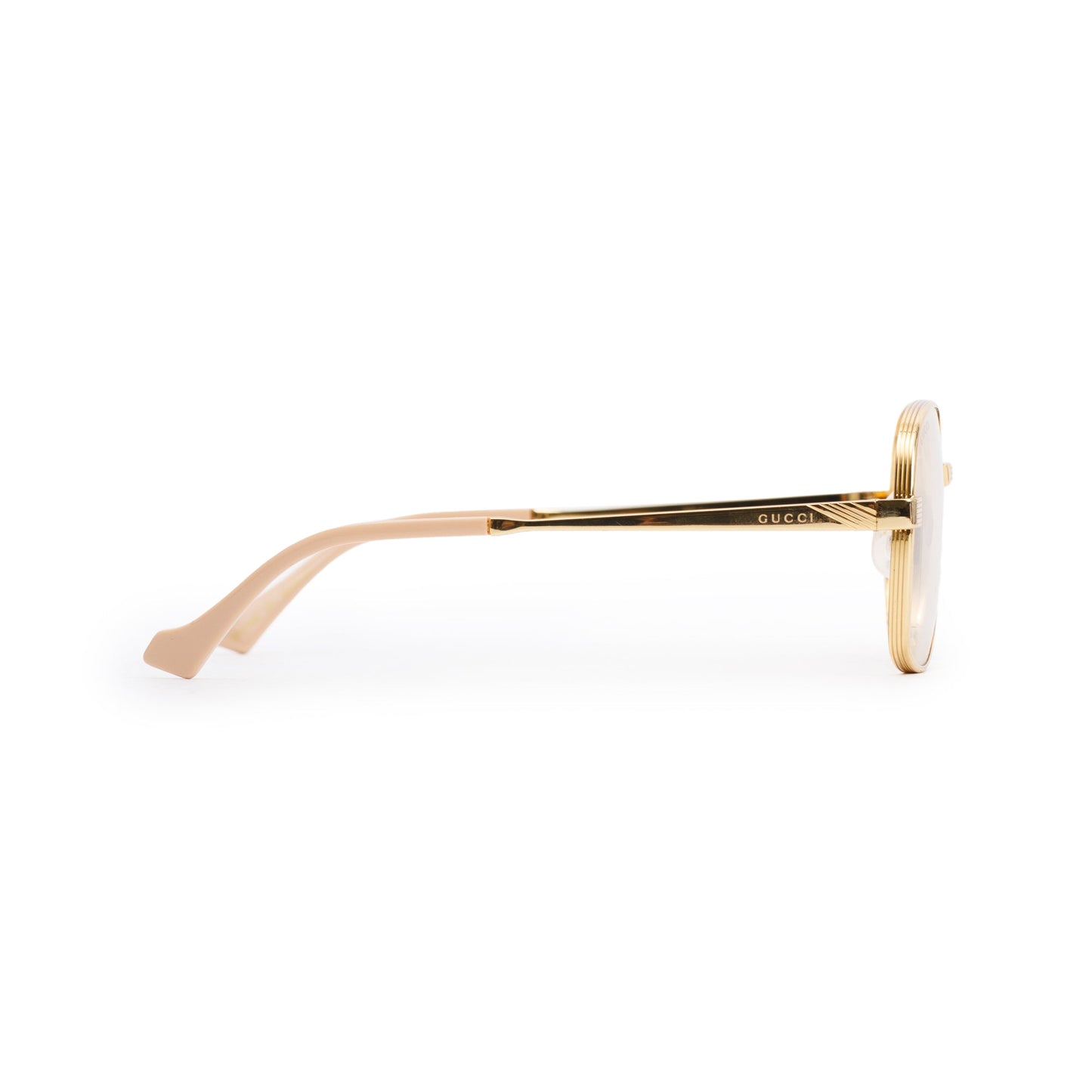 Gucci GG0788S Gold Tone Metal Frame Square Sunglasses