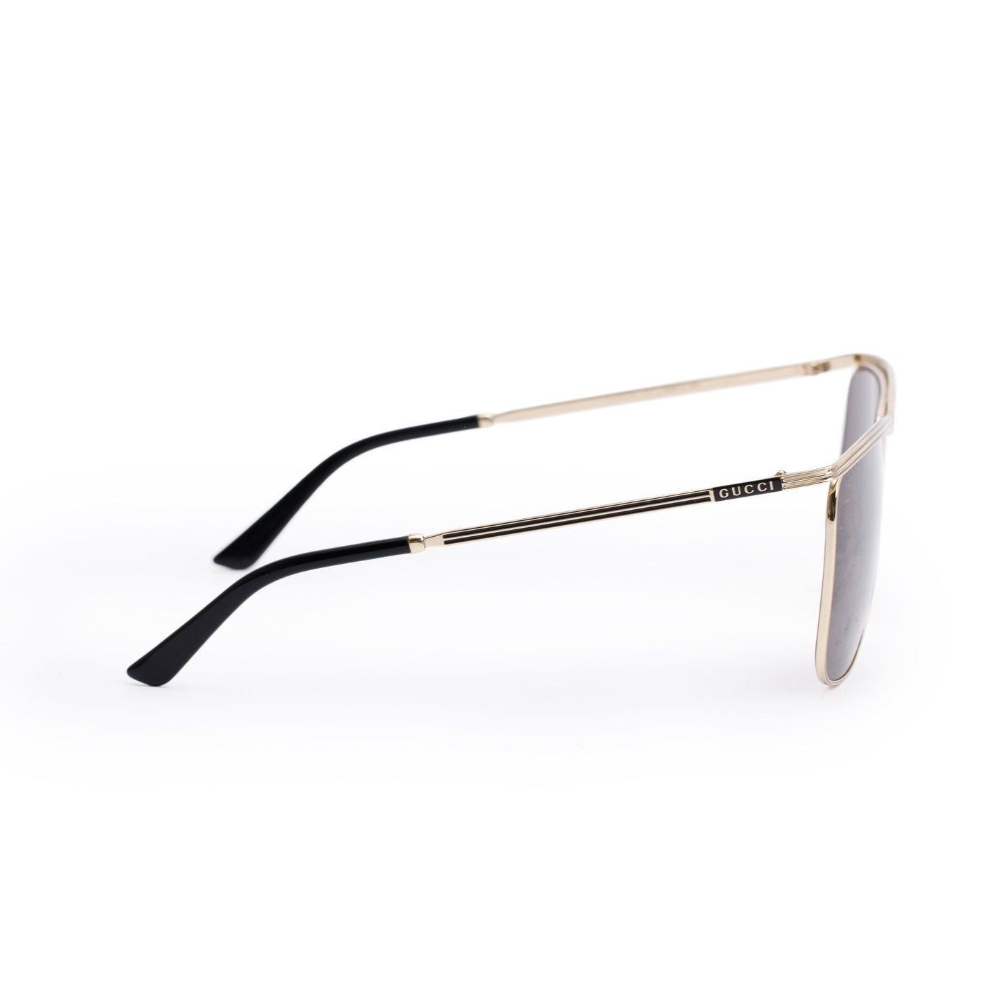 Gucci GG0821S Gold-Tone Frame Square Sunglasses