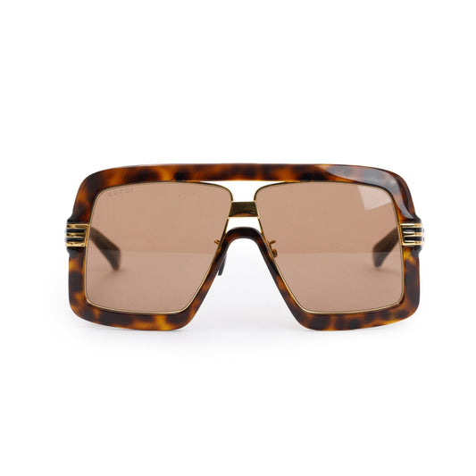 Gucci GG0900S Brown Acetate 60 Square Sunglasses