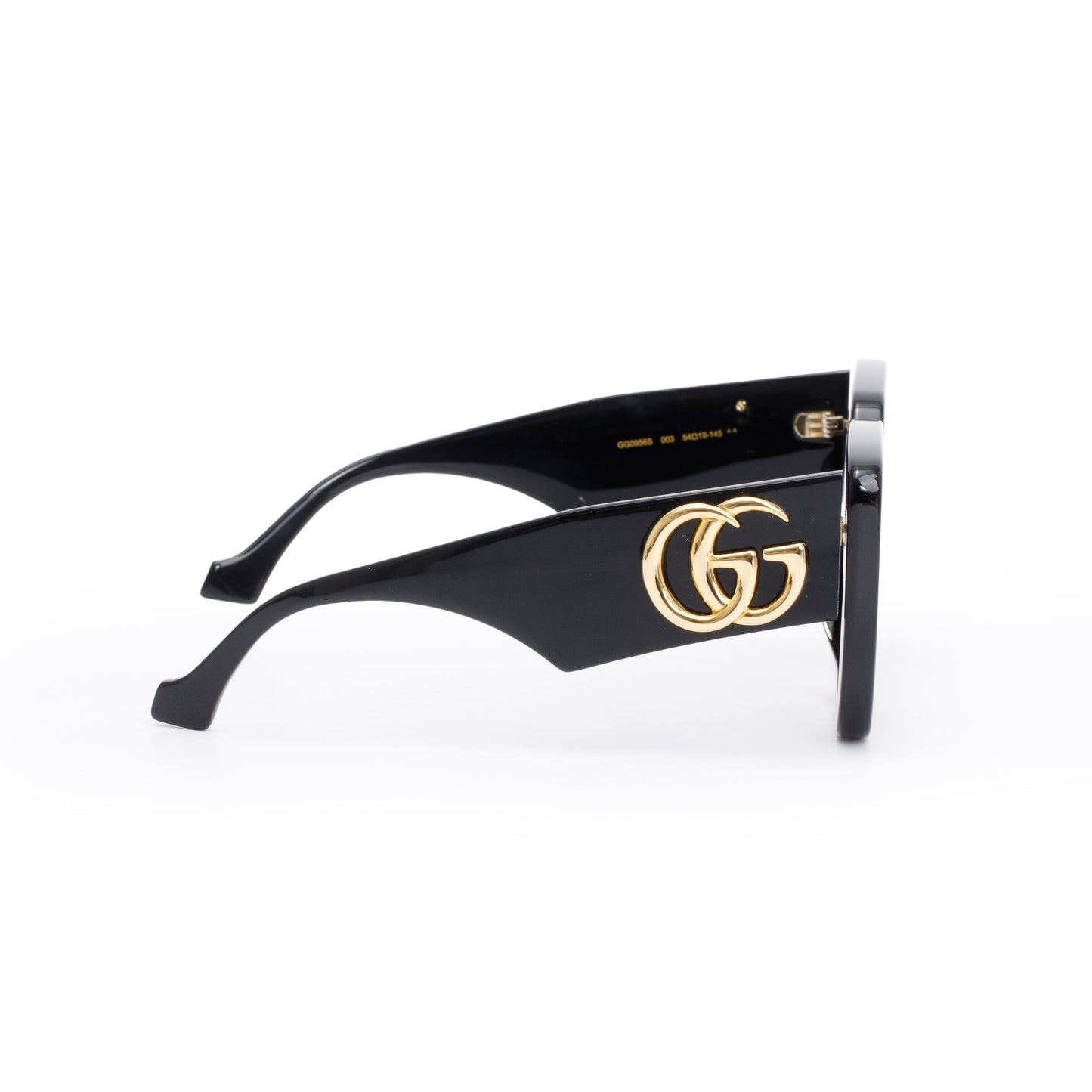 Gucci GG0956S Black Acetate GG Marmont Oversize Square Sunglasses