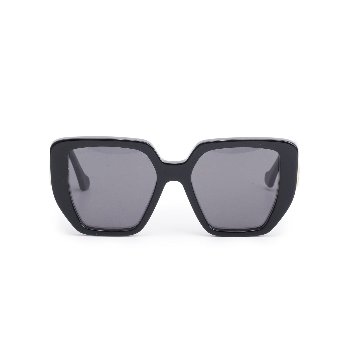 Gucci GG0956S Black Acetate GG Marmont Oversize Square Sunglasses