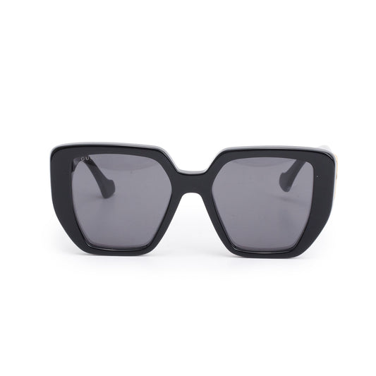 Gucci GG0956S Black Acetate GG Marmont Oversize Square Sunglasses