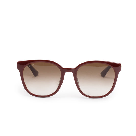 Gucci GG1122SA Brown Acetate GG Round Sunglasses