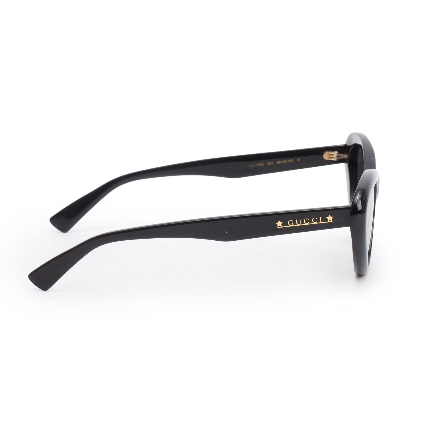 Gucci GG1170S Black Acetate Cat Eye Sunglasses
