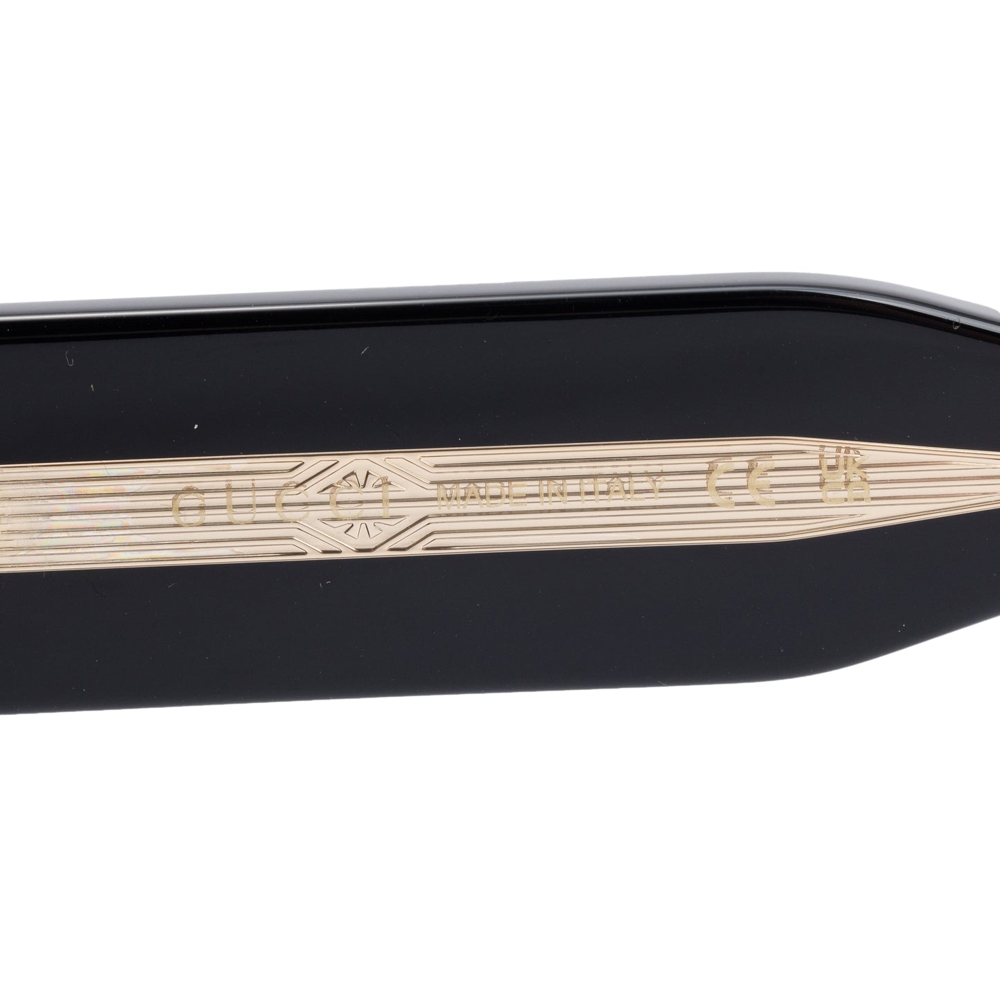 Gucci GG1215S Black Acetate Rectangular Sunglasses
