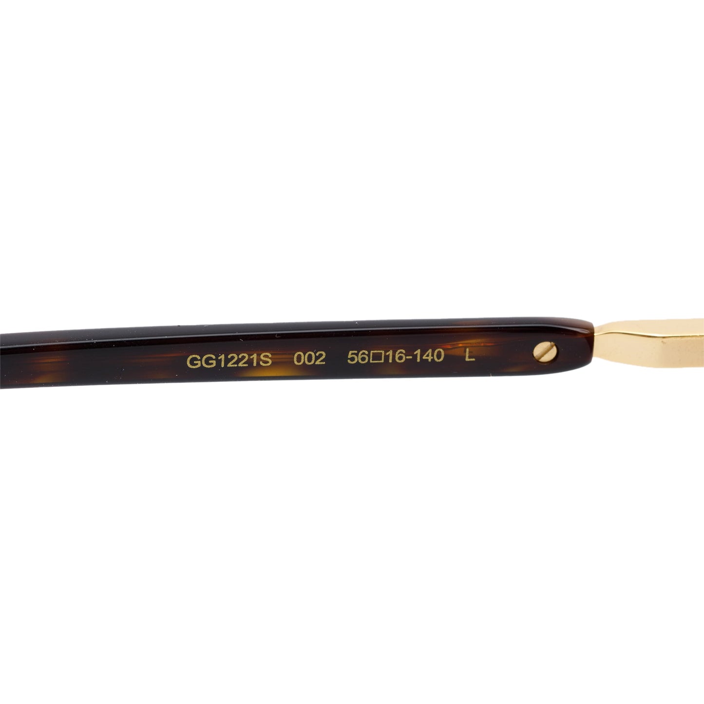 Gucci GG1221S Rectangular Rimless Sunglasses