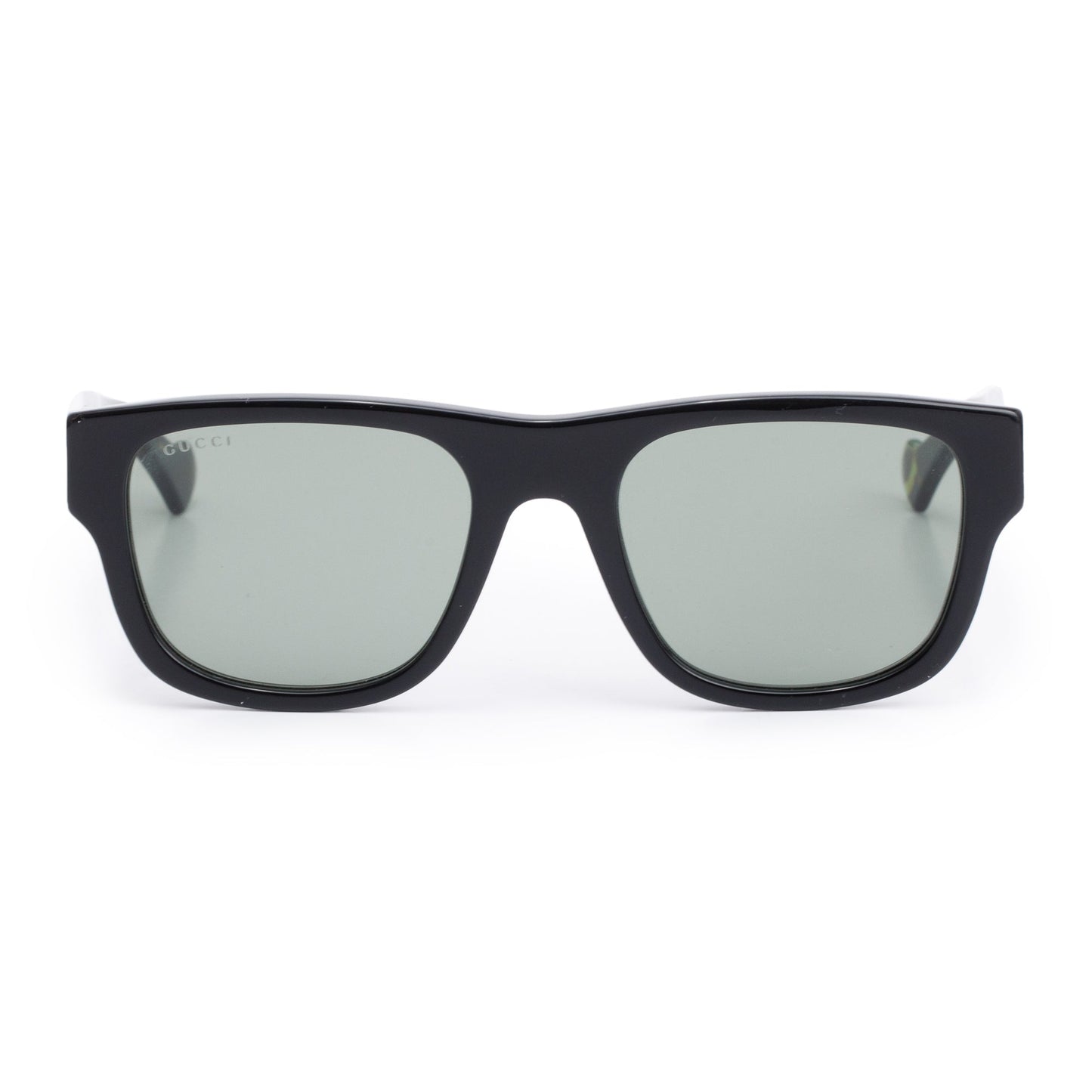Gucci GG1427S Green Camouflage Acetate Square Sunglasses