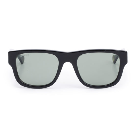 Gucci GG1427S Green Camouflage Acetate Square Sunglasses