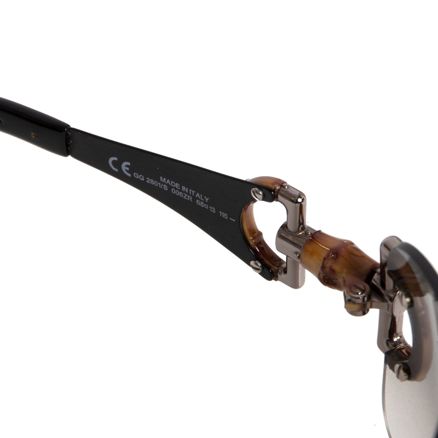 Gucci GG2801/S Vintage Bamboo Horsebit Shield Sunglasses