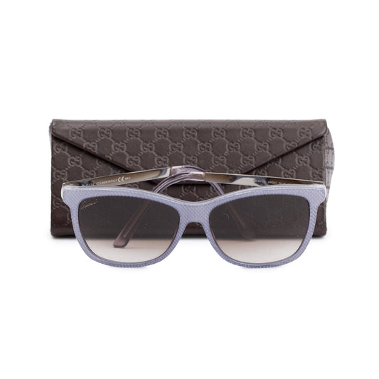 Gucci GG3675/S Blue Acetate Cat-Eye Sunglasses
