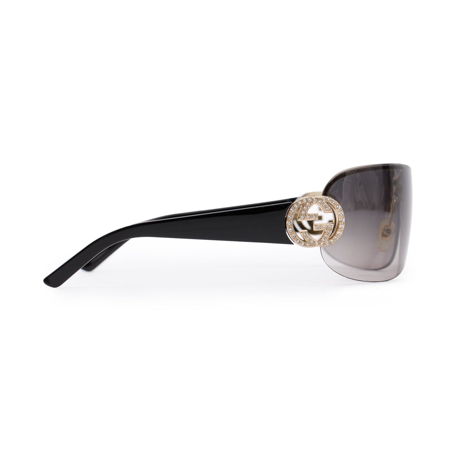 Gucci GG4224/S Crystal GG Shield Sunglasses