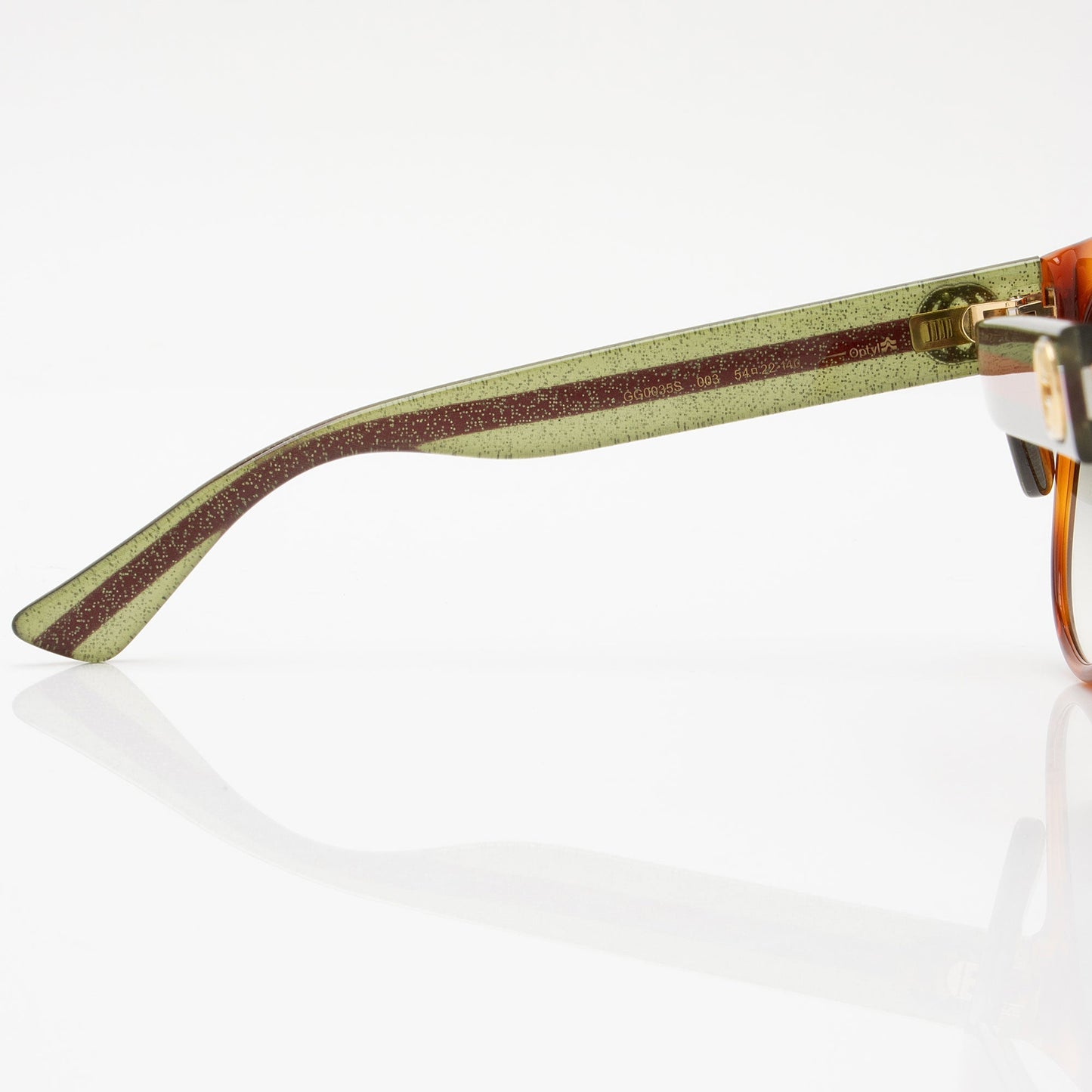 Luxury Gucci Trending 2025 Glitter Web Interlocking G Round Sunglasses (SHF-bAmQXv)