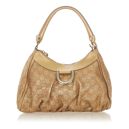 Gucci Guccissima Abbey D-Ring Shoulder Bag (SHG-31659)