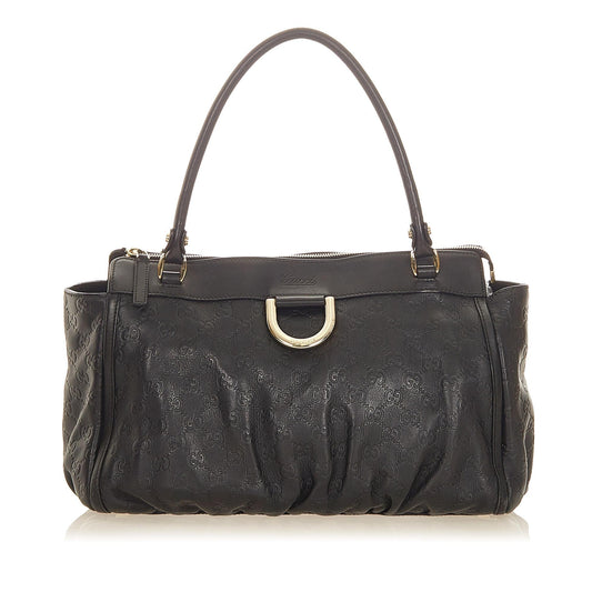 Gucci Guccissima Abbey D-Ring Shoulder Bag (SHG-31680)