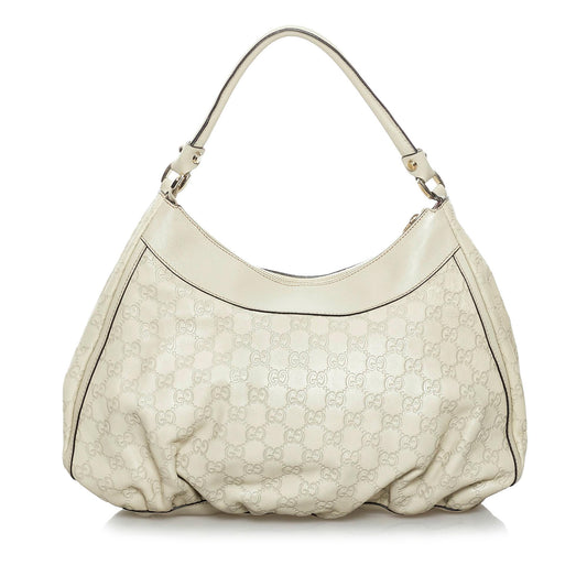 Gucci Guccissima Abbey D-Ring Shoulder Bag (SHG-33700)
