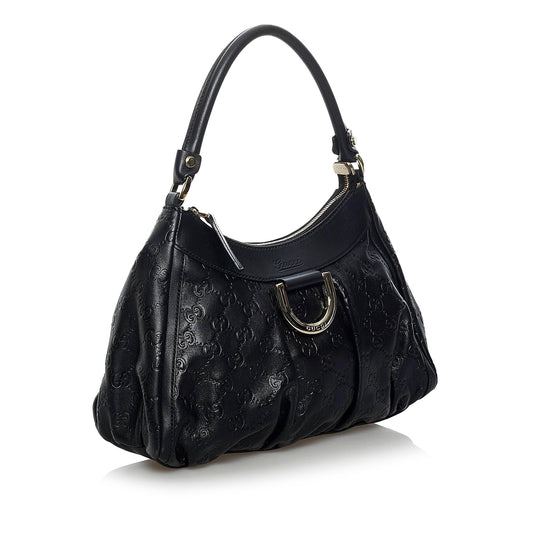 Gucci Guccissima Abbey D-Ring Shoulder Bag (SHG-33707)