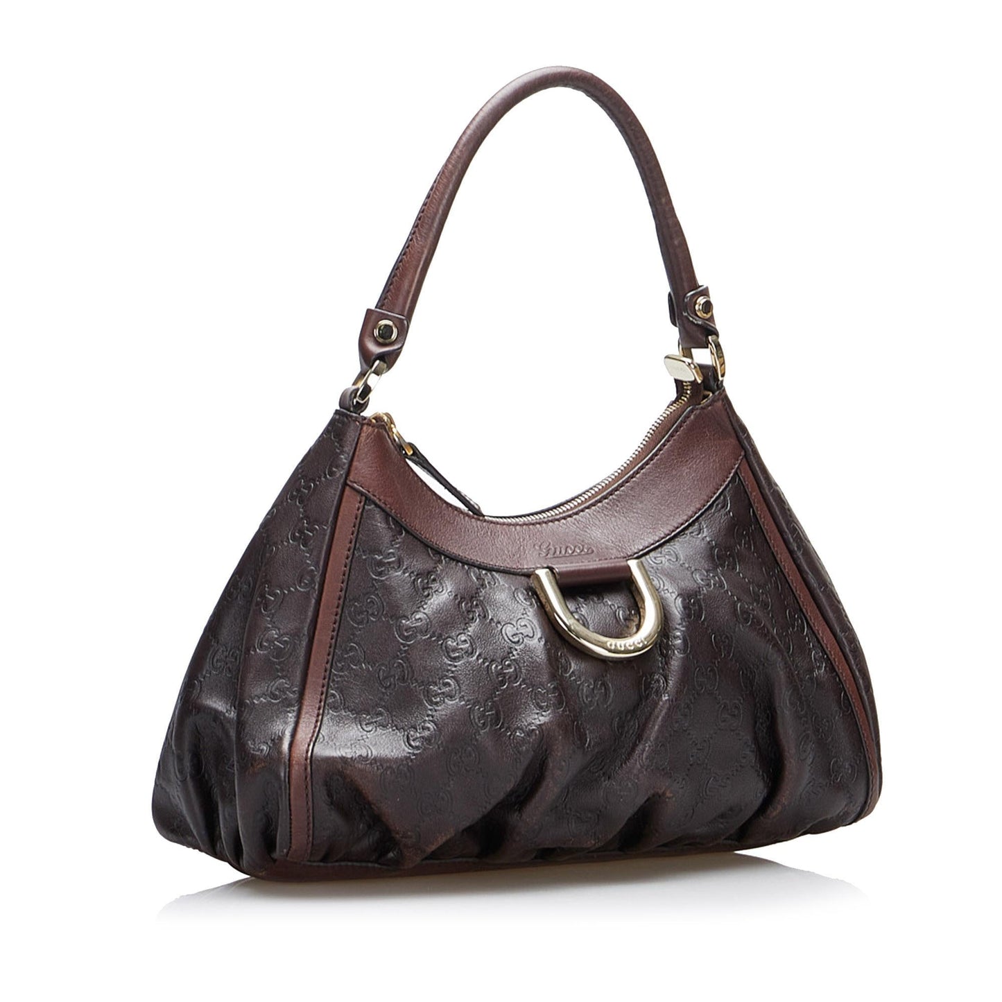 Gucci Guccissima Abbey D-Ring Shoulder Bag (SHG-4Wl8wB)