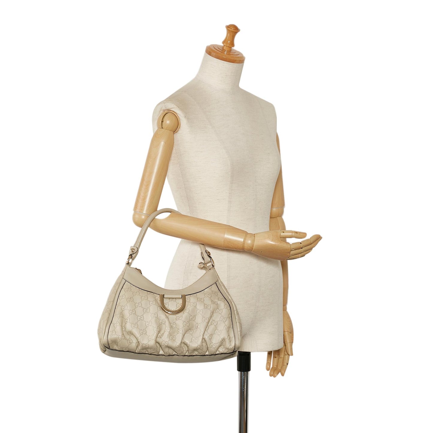 Gucci Guccissima Abbey D-Ring Shoulder Bag (SHG-gmYwbd)