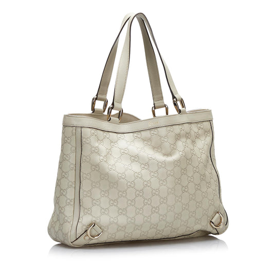 Luxury Gucci Guccissima Abbey D-Ring Tote Bag (SHG-iTmSsP)