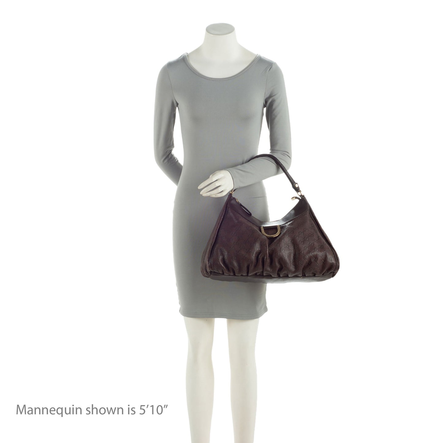 Gucci Guccissima Leather D Ring Medium Hobo (SHF-ppylEJ)