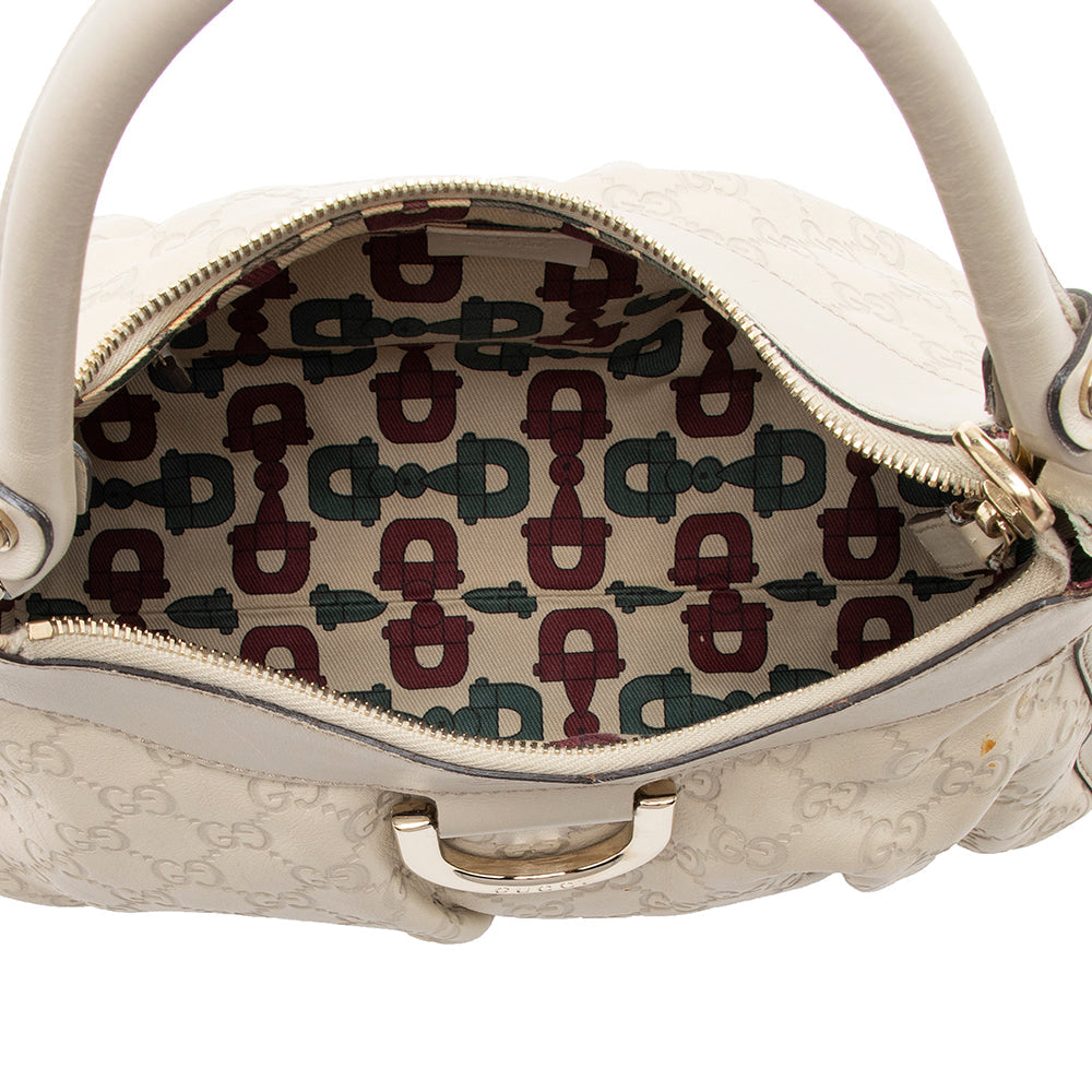 Gucci Guccissima Leather D Ring Small Hobo - FINAL SALE (SHF-15166)