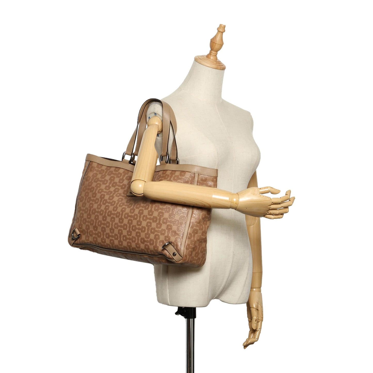 Gucci Horsebit Abbey D-Ring Leather Tote Bag (SHG-21857)