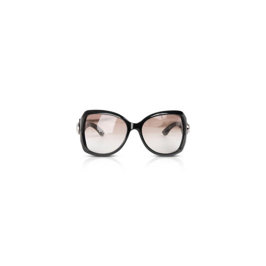 Gucci Interlocking G Logo Shield Sunglasses