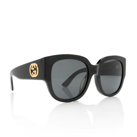 Gucci Interlocking GG Oversized Square Sunglasses