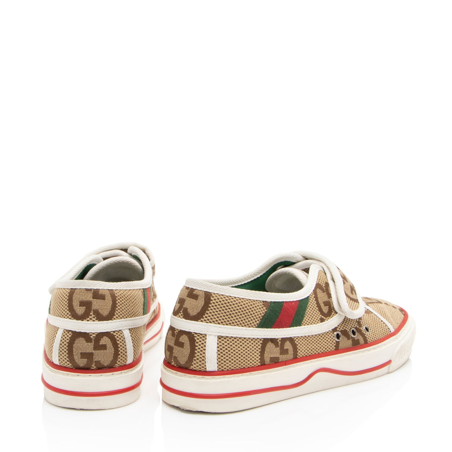 Gucci Jumbo GG Canvas 1977 Tennis Velco Sneakers - Size 6 / 36