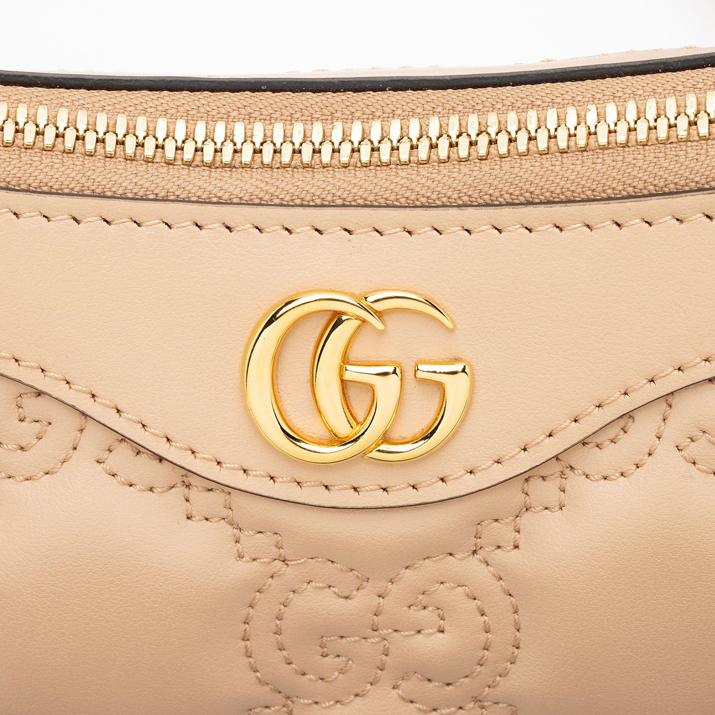 Gucci Jumbo GG Matelasse Leather Chain Small Crossbody