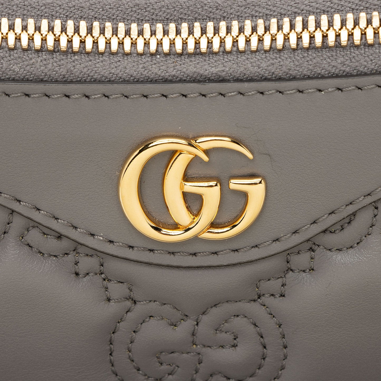Gucci Jumbo GG Matelasse Leather Chain Small Crossbody