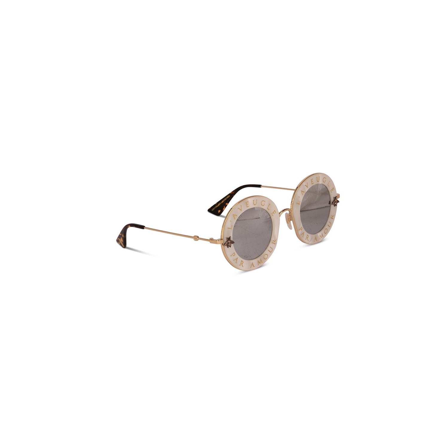 Gucci 'L'Avenugle Par Amour' Round Sunglasses