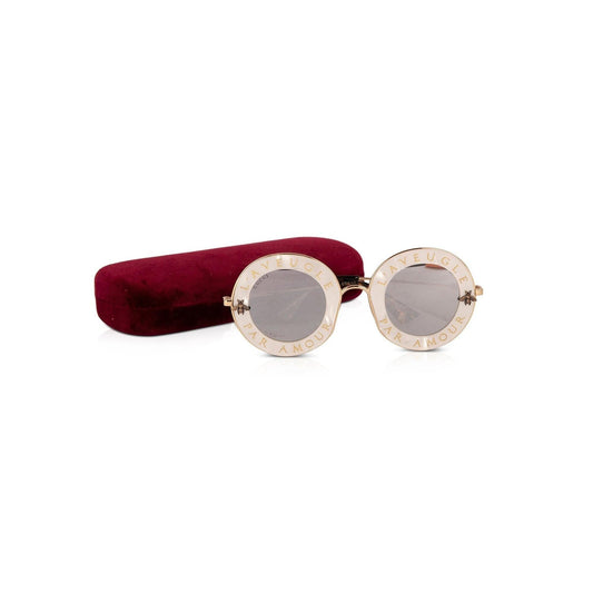 Gucci 'L'Avenugle Par Amour' Round Sunglasses