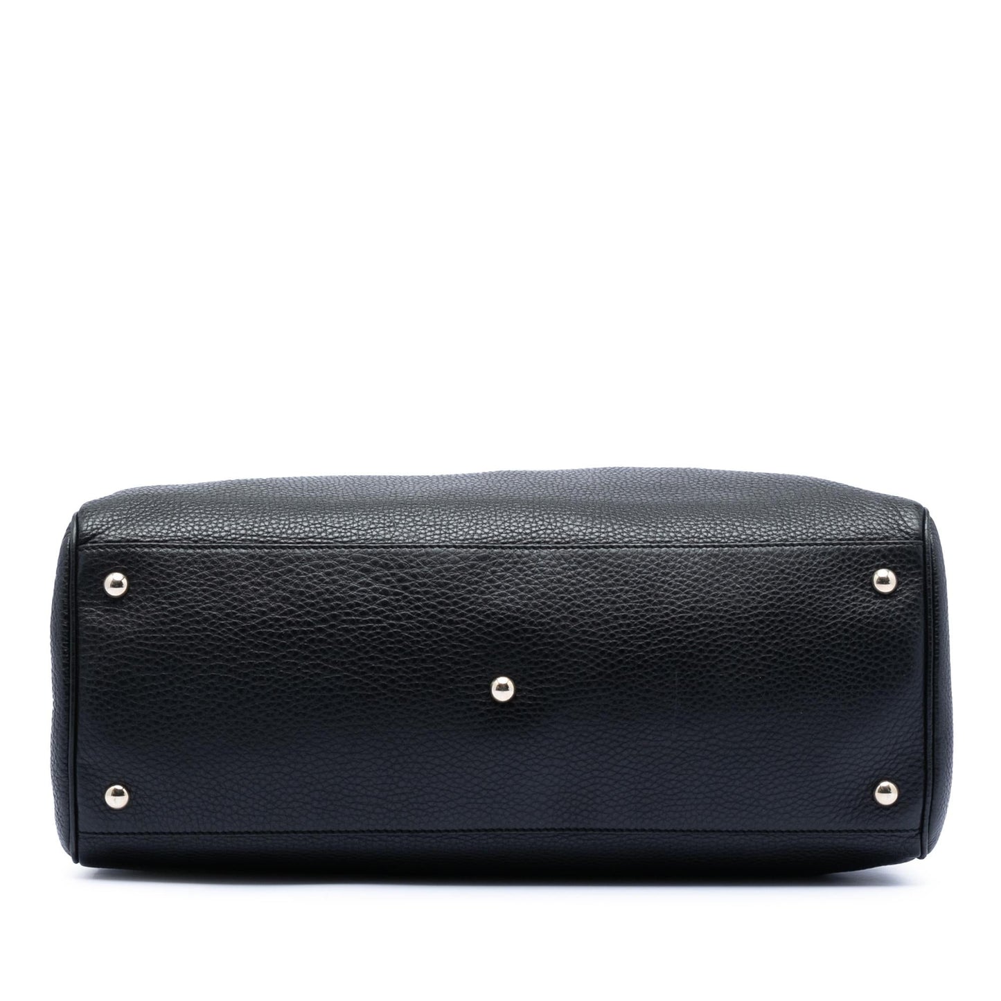 Gucci Large Calfskin Bamboo Shopper Satchel