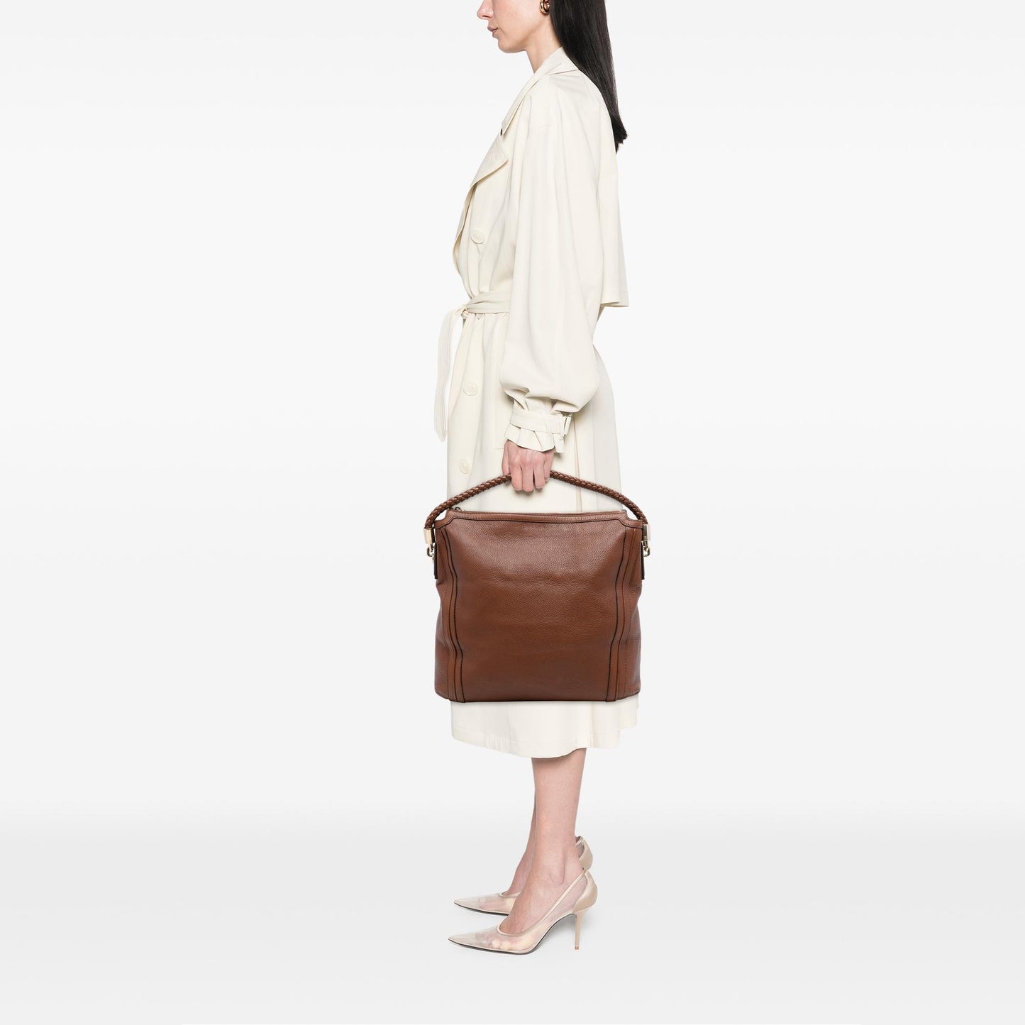 Gucci Large Calfskin Bella Shoulder Bag