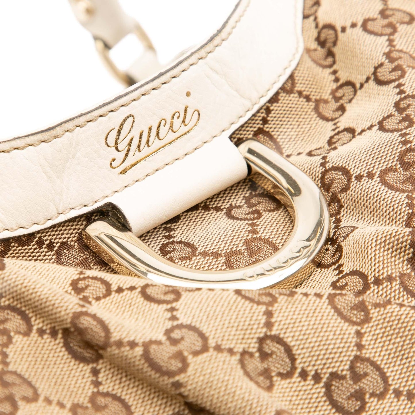 Gucci Large GG Canvas Abbey D Ring Shoulder Bag