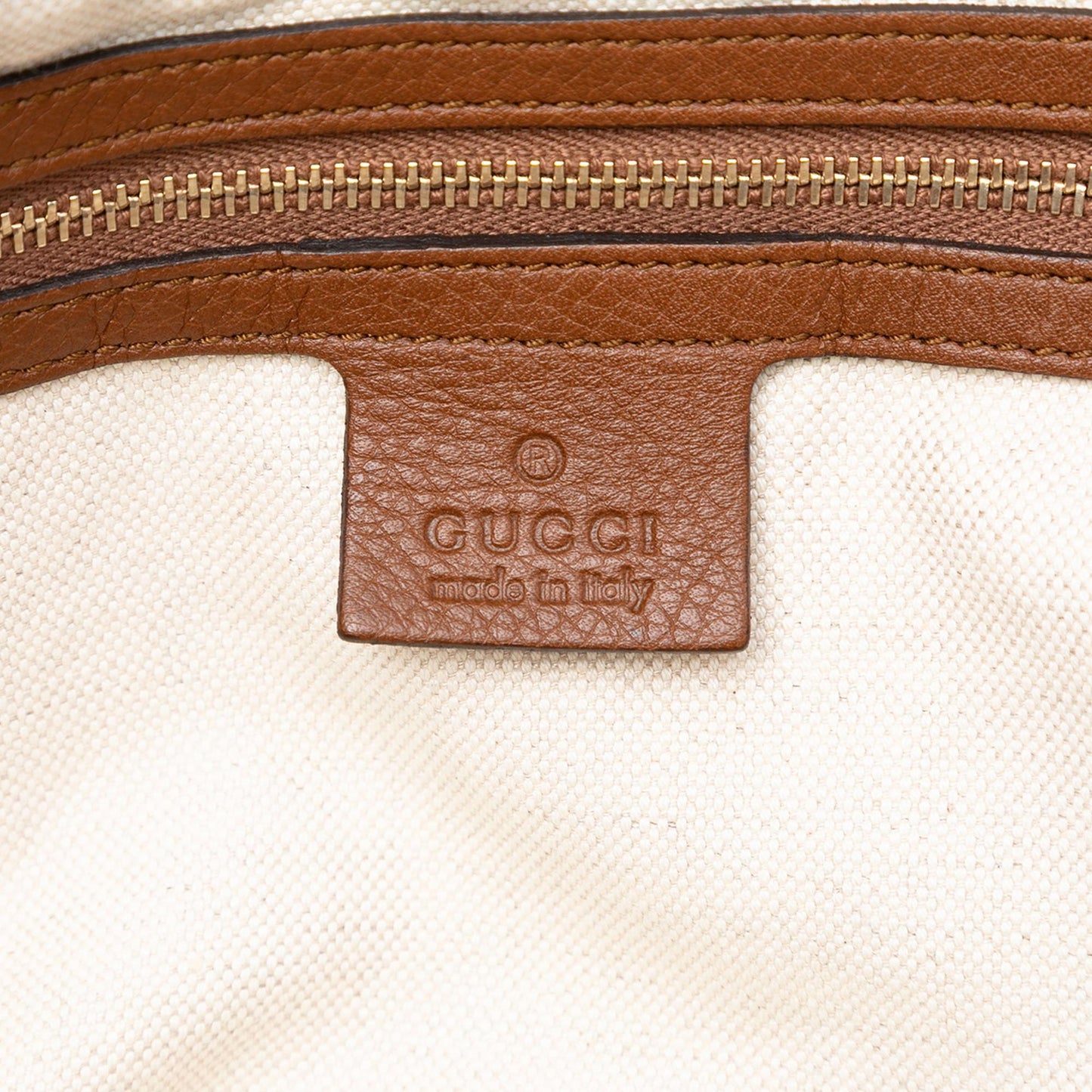 Gucci Large GG Canvas Bella Satchel