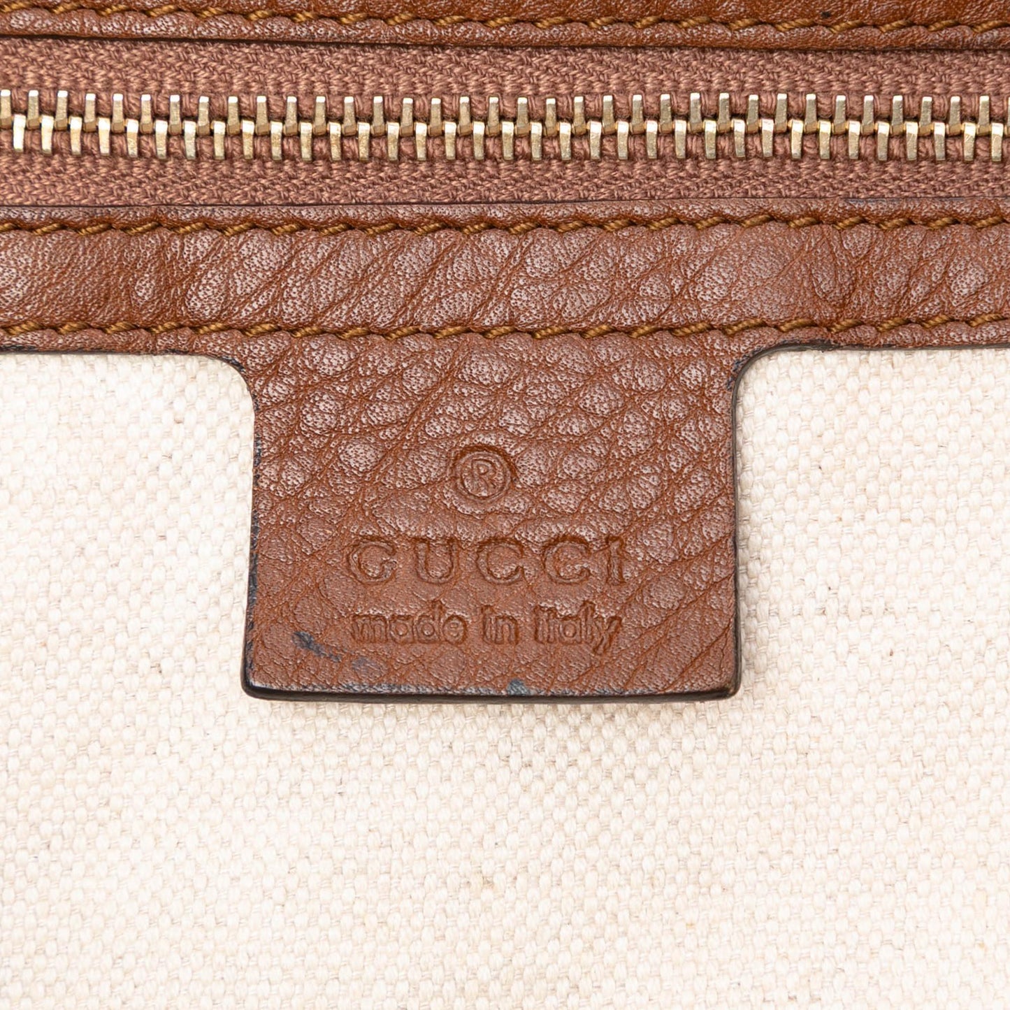Gucci Large GG Canvas Bella Satchel