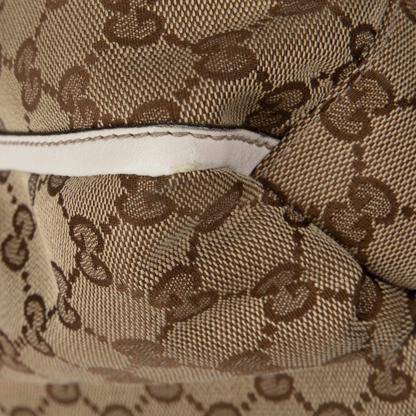 Gucci Large GG Canvas D-Ring Hobo