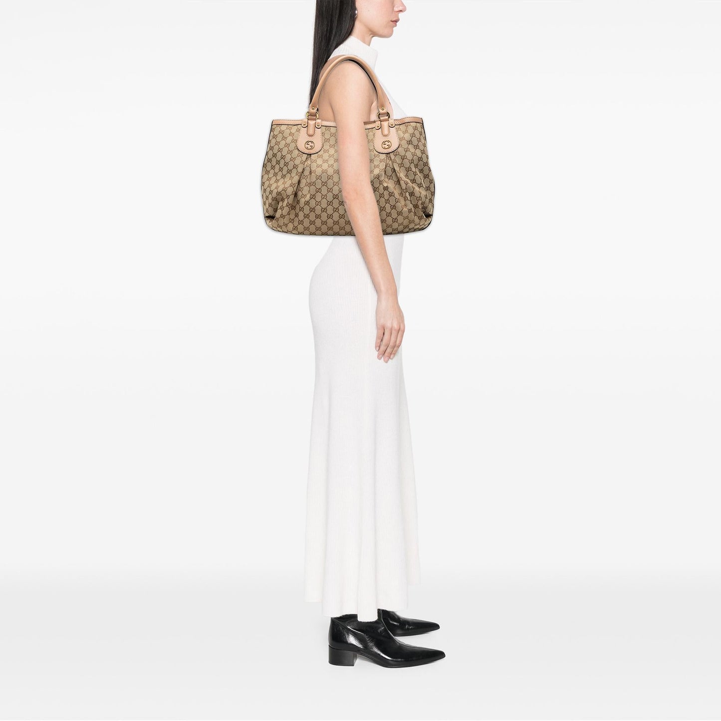 Gucci Large GG Canvas Scarlett Tote