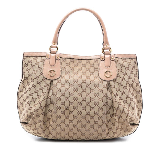 Gucci Large GG Canvas Scarlett Tote