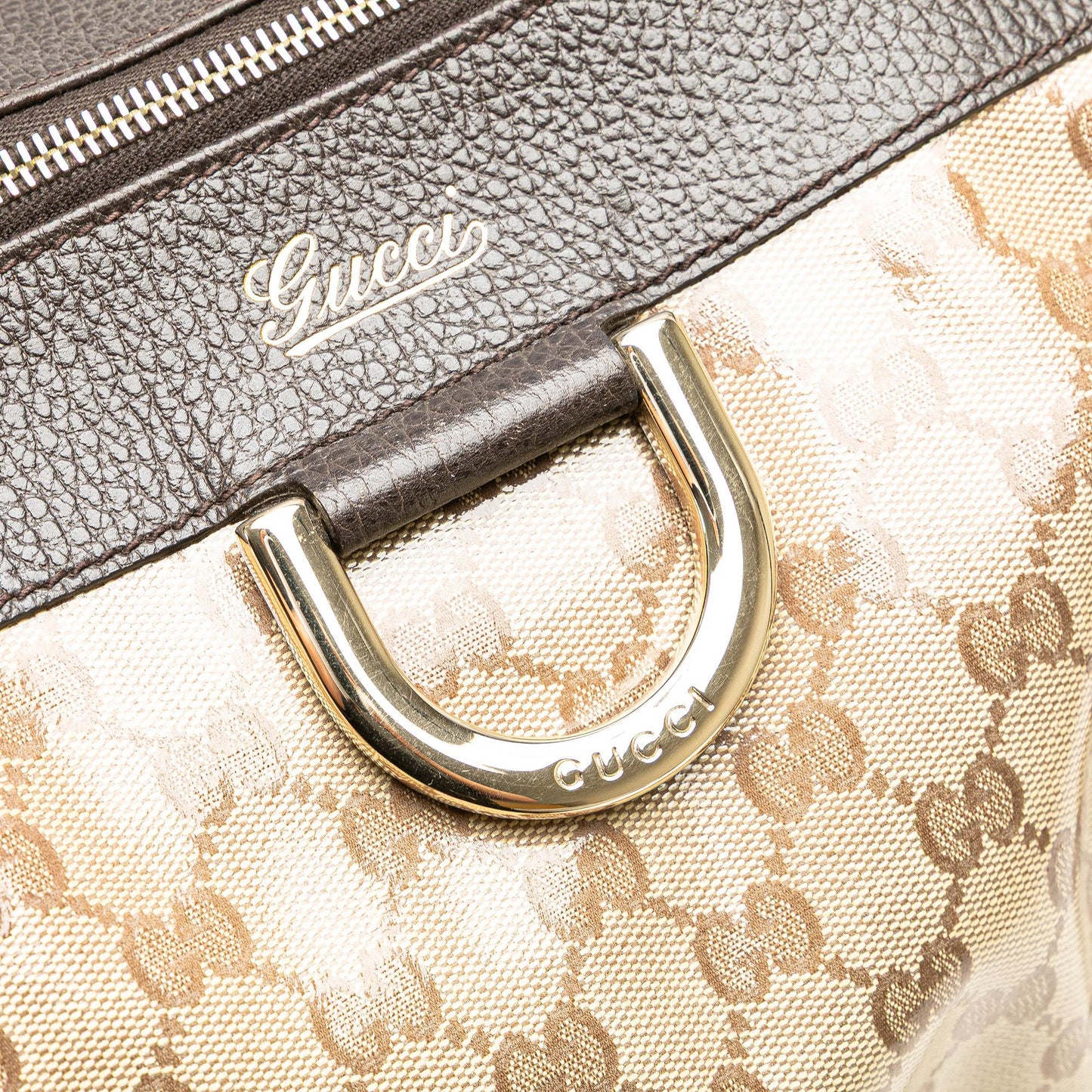 Gucci Large GG Crystal Abbey D Ring Tote