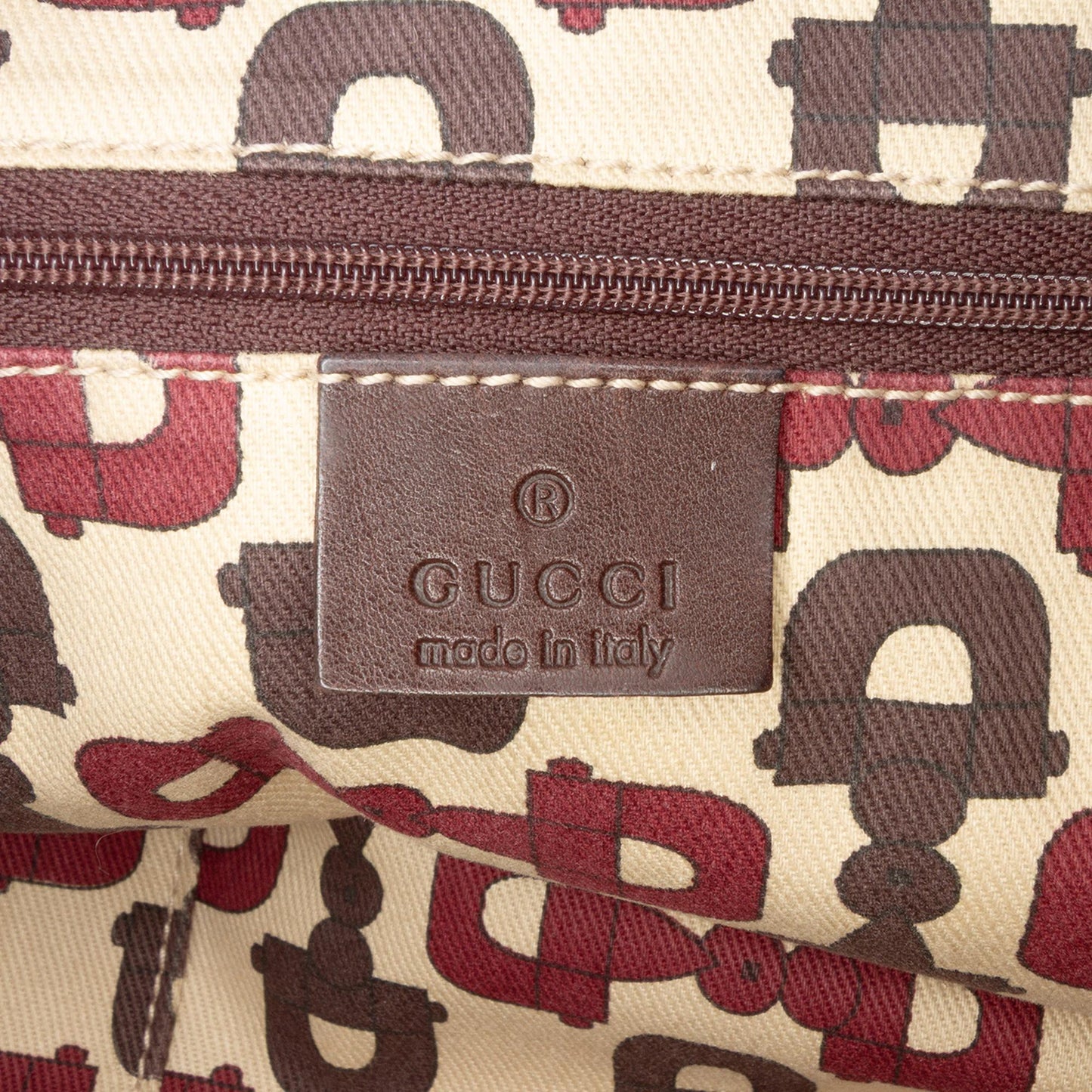 Gucci Large Guccissima Abbey D Ring Crossbody