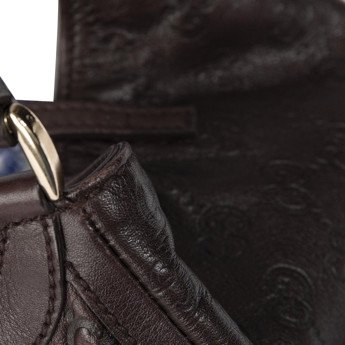 Gucci Large Guccissima Leather D-Ring Hobo