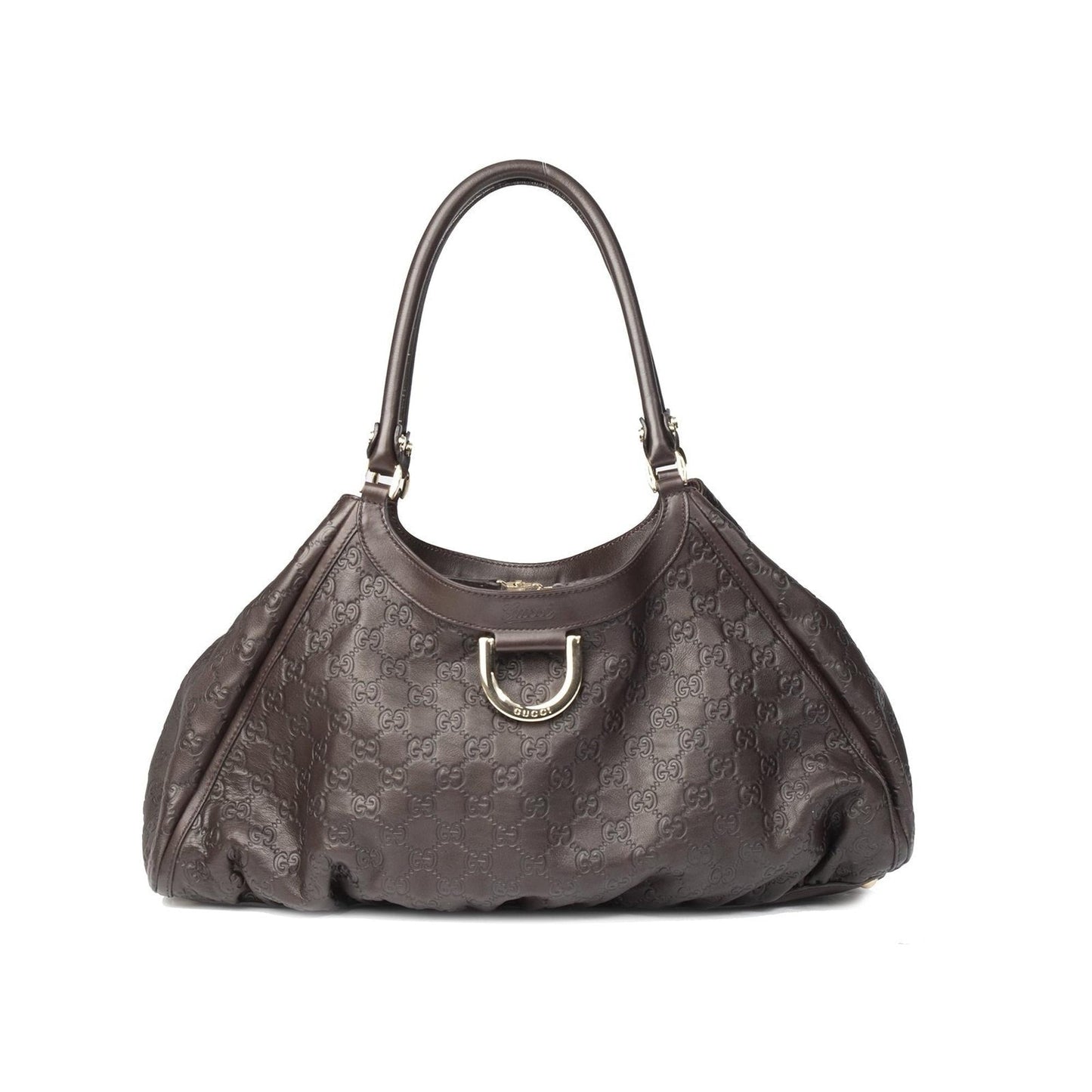 Gucci Large Guccissima Leather D-Ring Hobo