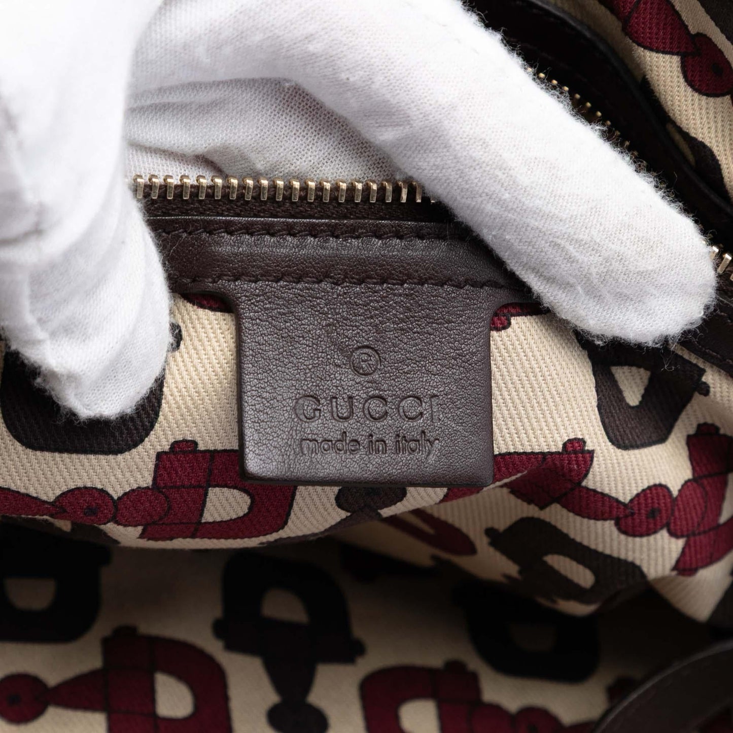 Gucci Large Guccissima Pelham Shoulder Bag