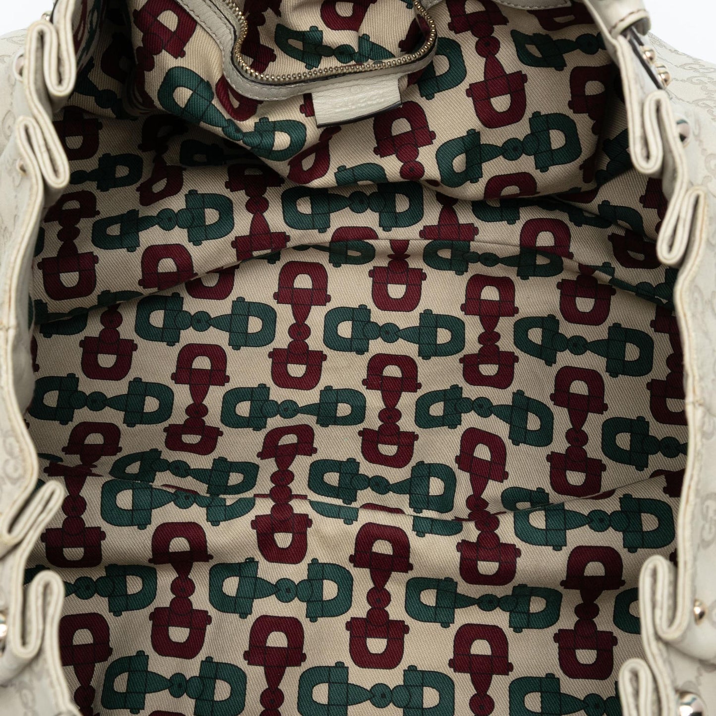 Gucci Large Guccissima Studded Pelham Tote