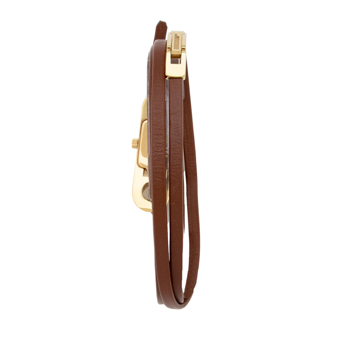 Gucci Leather 6100 Series Wrap Watch (SHF-HjN8pi)