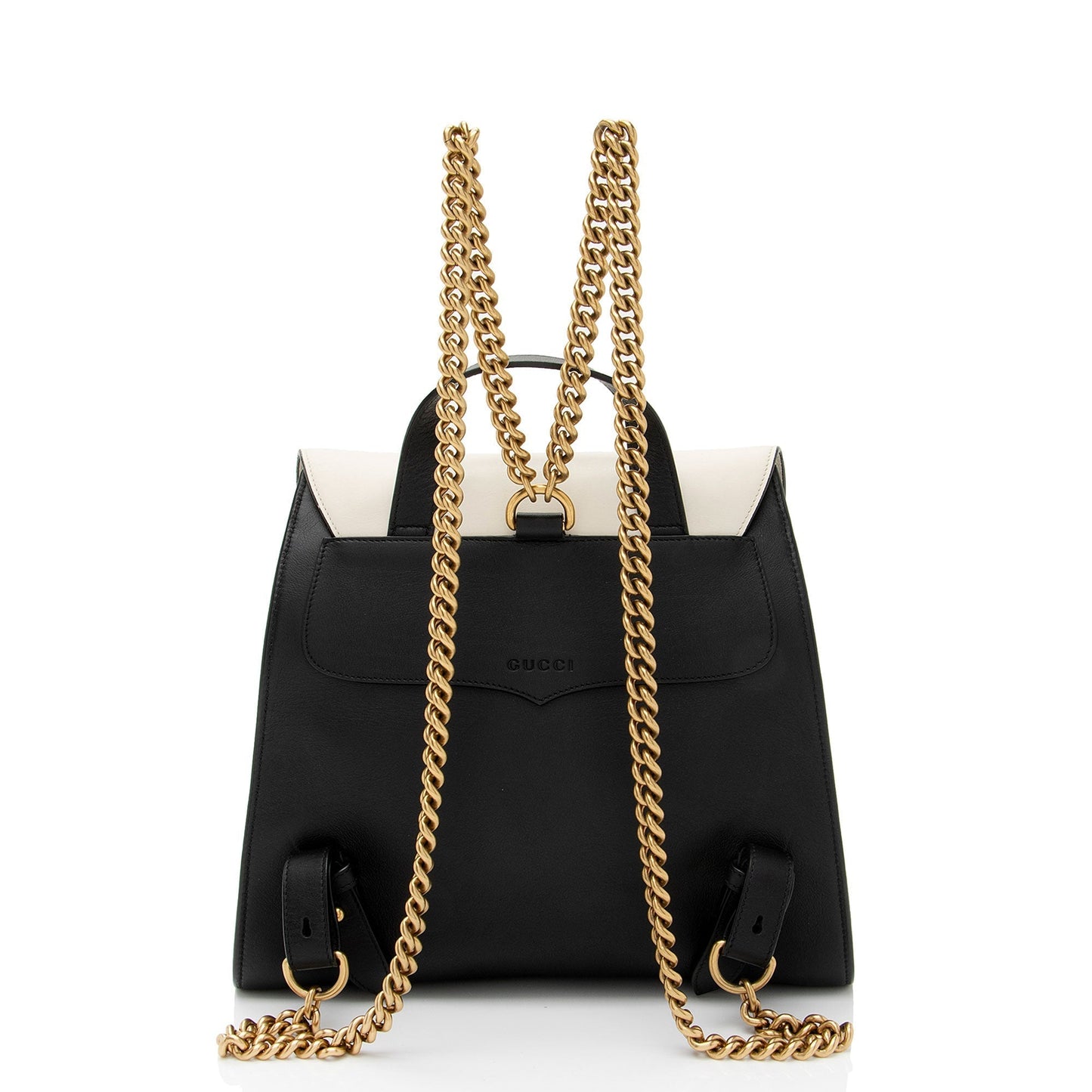 Luxury Gucci Trending 2025 Leather Animalier Malin Chain Medium Backpack (SHF-ZrdrHK)