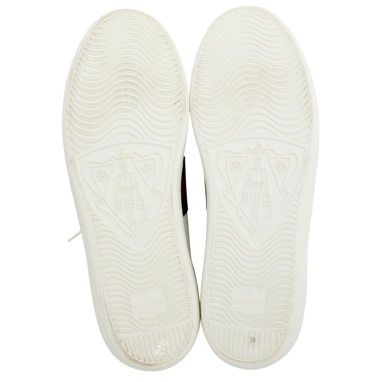 Gucci Leather Bee Ace Sneakers - Size 9 / 39